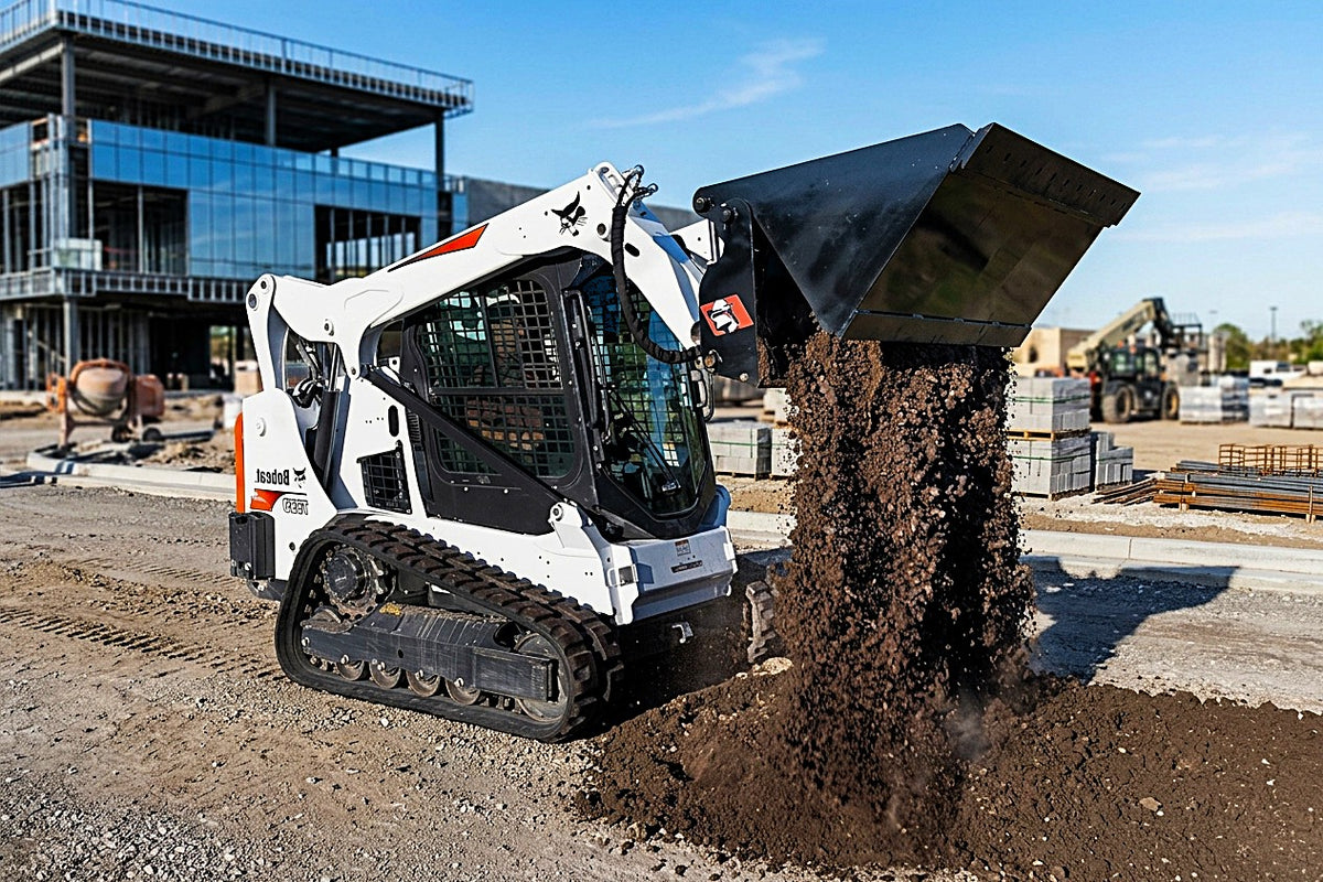 McLaren Industries 4-in-1 Buckets | Width 60" - 84" | 15-25 GPM | For Skid Steers