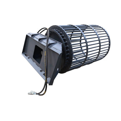Landy Attachments Rotary Rock Picker | Diameter Drums 30" & 36" | 21-26 GPM | For Skid Steers