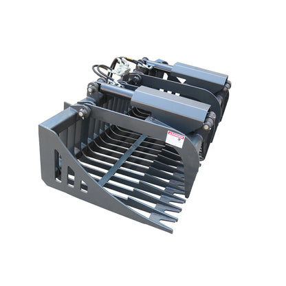 Landy Attachment Rock Grapple Bucket | Width 72" & 84" | 16 GPM | For Skid Steers