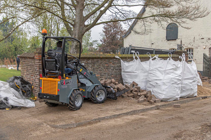 Tobroco-GiANT | Compact Wheel Loaders | G1200, G2200E & G2700HD | 36–43 mm Width | 25–50 HP | For Landscaping, Agriculture & Construction