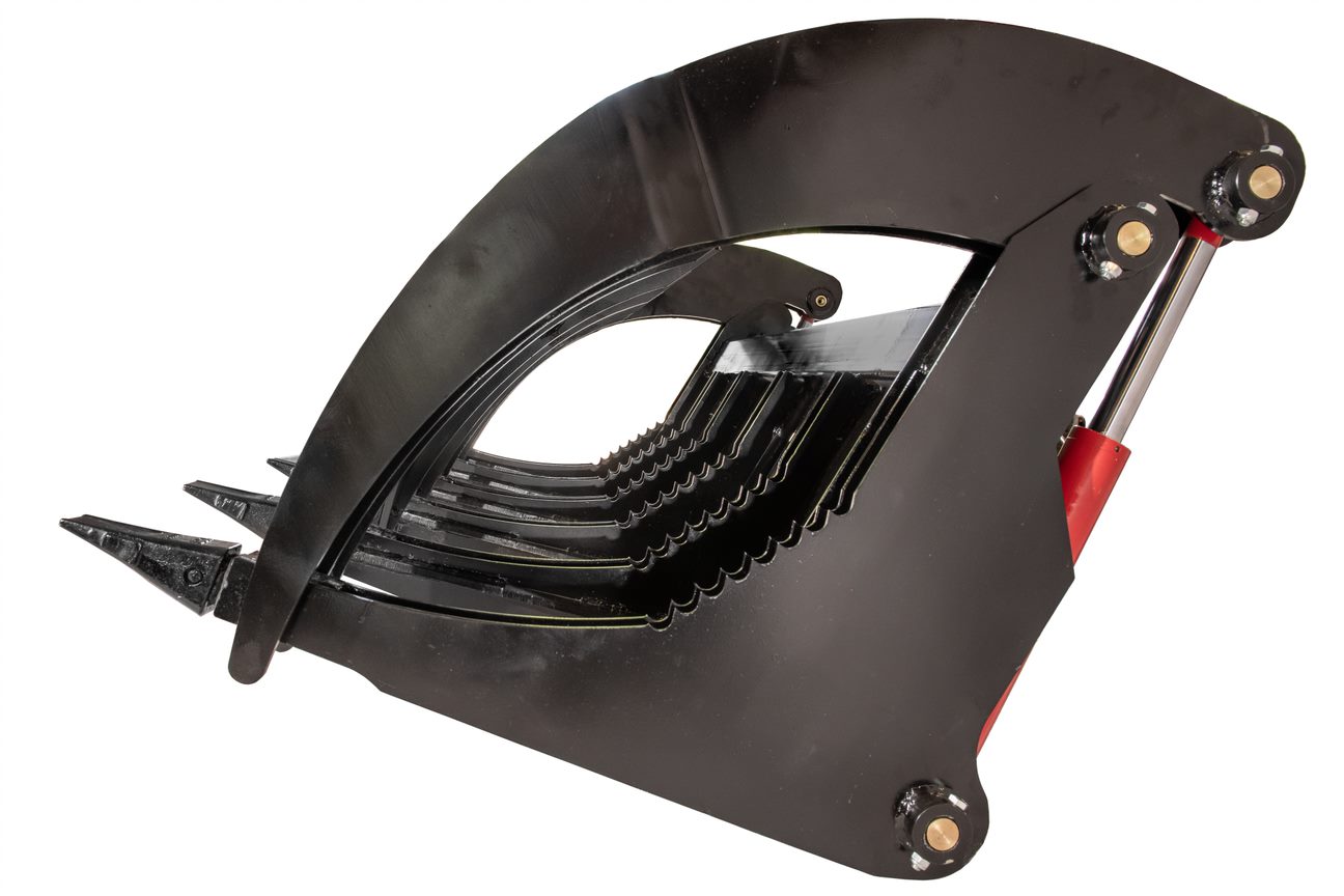McLaren Industries Log Grapple | Model 60X100X68, 60X100X76 & 60X100X86 | Width 68" To 86" | 15 To 25 GPM | For Skid Steer
