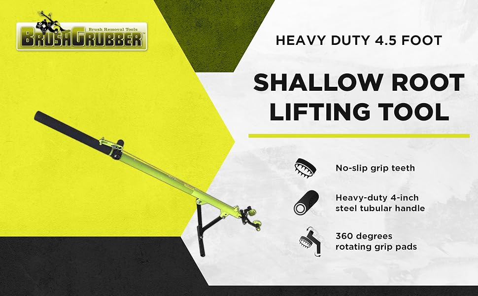 Brush Grubber Single‑Person Ironclad Manual Handled | Capacity 2" Diameter | 360° Rotating Pads