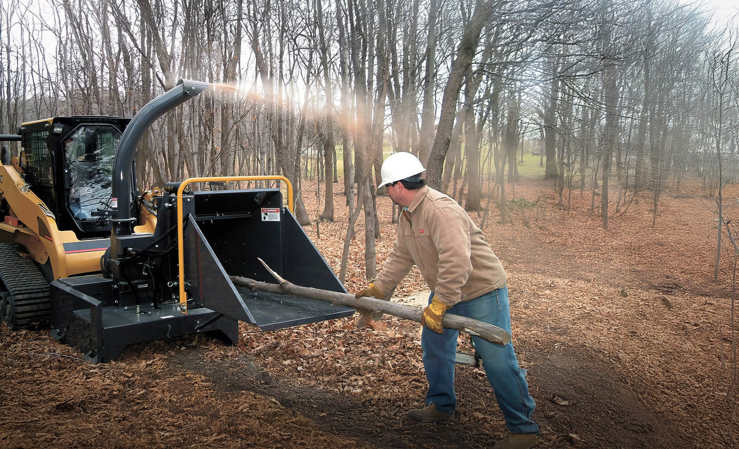 Erskine Brush Chipper | 140-275 lbs Weight | Standard Flow & High Flow Models | For Skid Steer