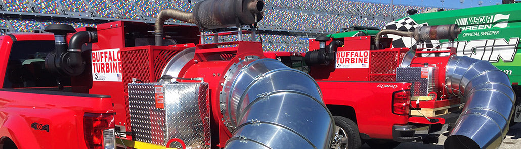 Buffalo Turbine Debris Blower | Model BT-V8DB | Width 48" | Length 96" | Turbine Size 24" | V8 Gasoline Engine | Skid Type