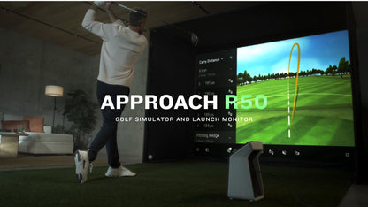 Garmin Approach R50 | Premium Golf Launch Monitor & Simulator | Display Size 10" | Display Resolution 800 x 1280 Pixels