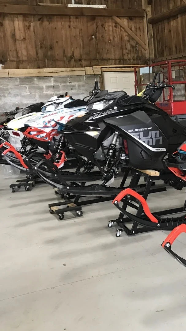 Black Widow Black Ice Snowmobile Lift | Model SNO-1508 | Lift Height 25" | Capacity 700 lb | For Snowmobile Maintenance & Storage
