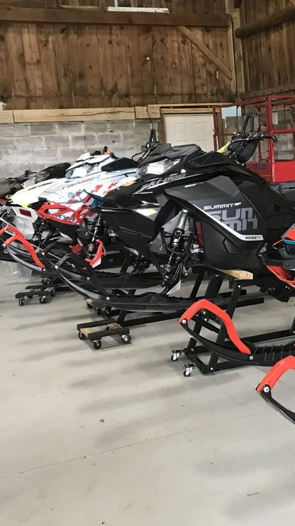 Black Widow Black Ice Snowmobile Lift | Model SNO-1508 | Lift Height 25" | Capacity 700 lb | For Snowmobile Maintenance & Storage