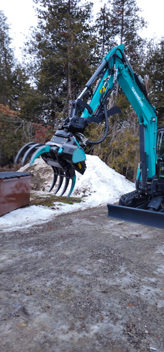 Ferntree EagleClaw Grapple Saw Rotating Units | Width 42-80" | Machine Size 3–30 Tons | For Excavators