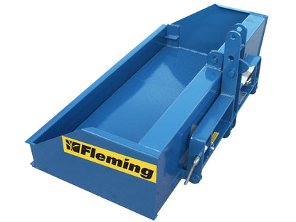 Fleming Tipping Transport Boxes | Model TB4, TB5 & HD6 | Width 50", 59" & 72" | 20-100 HP | 25-60 GPM | For Skid Steers, Tractors & Loaders