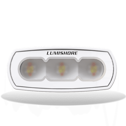 Lumishore Abovewater Flood Light | 4" LUX CRGBW | Full Color Control | For Deck, Cockpit & Security Lighting