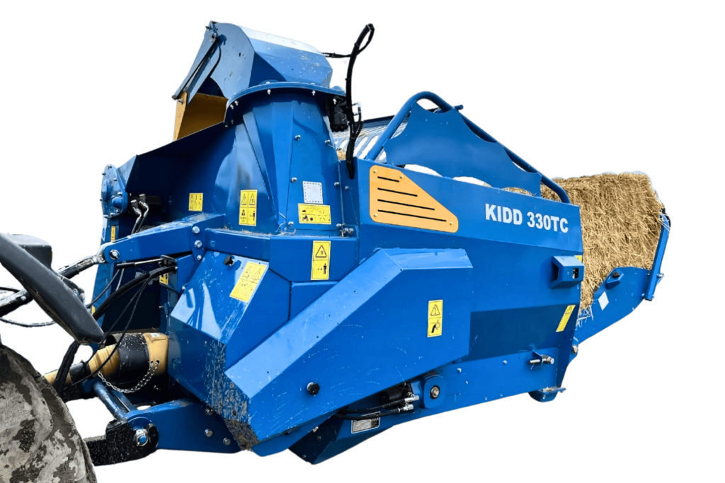 Kidd Bale Shredder | Model 330TC | Width 81" | 9-16 GPM | 80 HP | For Tractors, Skid Steers & Loaders