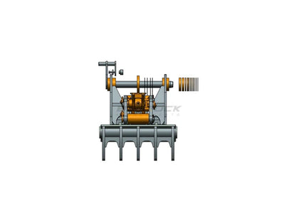 Bedrock Attachments Pin-On Thumb | Model EPT65-PO5T36 | Width 30.3" | Pin Size 65mm | 5 Teeth | Machine Size 12-15 Ton | For Excavators
