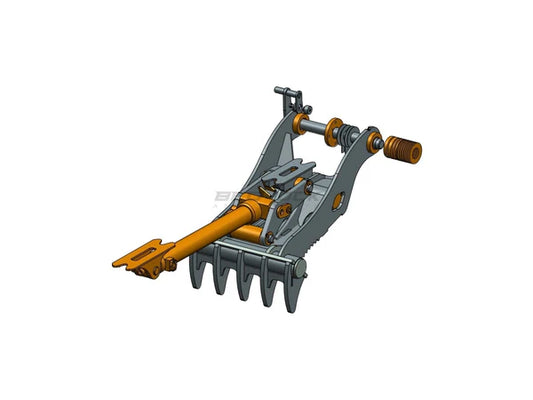 Bedrock Attachments Pin-On Thumb | Model EPT65-PO5T36 | Width 30.3" | Pin Size 65mm | 5 Teeth | Machine Size 12-15 Ton | For Excavators