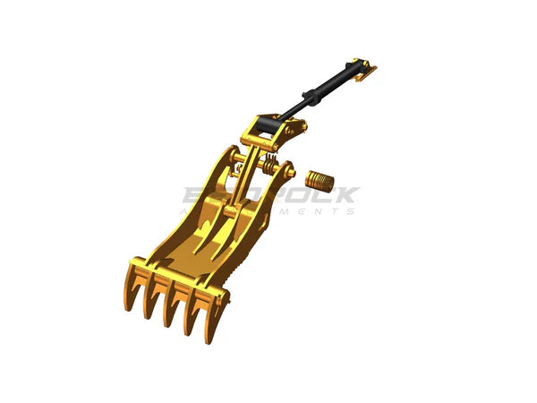 Bedrock Attachments Pin Grabber Thumb | Model EPT65-PG5T36 | Width 27.6" | Pin Size 65mm | 5 Teeth | Machine Size 12-15 Ton | For Excavators