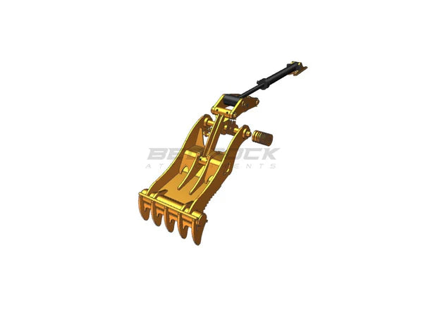 Bedrock Attachments Pin-On Thumb | Model EPT65-PO5T36 | Width 30.3" | Pin Size 65mm | 5 Teeth | Machine Size 12-15 Ton | For Excavators
