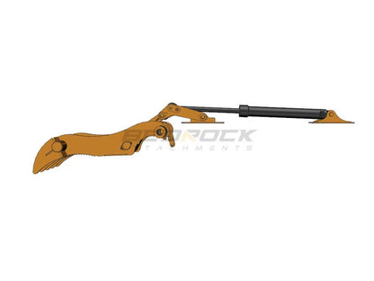 Bedrock Attachments Pin Grabber Thumb | Model EPT70-PG5T48 | Width 39.4" | Pin Size 70mm | 5 Teeth | Machine Size 15-18 Ton | For Excavators
