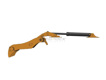 Bedrock Attachments Pin-On Thumb | Model EPT90-PO5T48 | Width 46.1" | Pin Size 90mm | 5 Teeth | Machine Size 24-29 Ton | For Excavators
