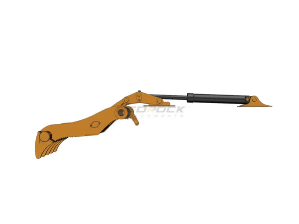 Bedrock Attachments Pin-On Thumb | Model EPT90-PO5T54 | Width 40.9" | Pin Size 90mm | 5 Teeth | Machine Size 24-29 Ton | For Excavators