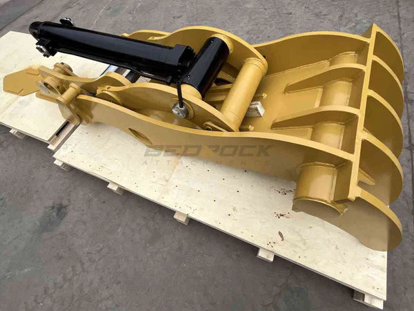 Bedrock Attachments Pin Grabber Thumb | Model ET100-PG5T54 | Width 43.3" | Teeth 5 | Full Rotation | Machine Size 30-36 Ton | For Excavator