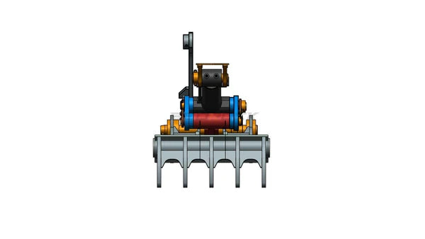 Bedrock Attachments Pin-On Thumb | Model ET80-PO5T48 | Width 40.9" | Pin Size 80mm | 5 Teeth | Machine Size 20-24 Ton | For Excavators