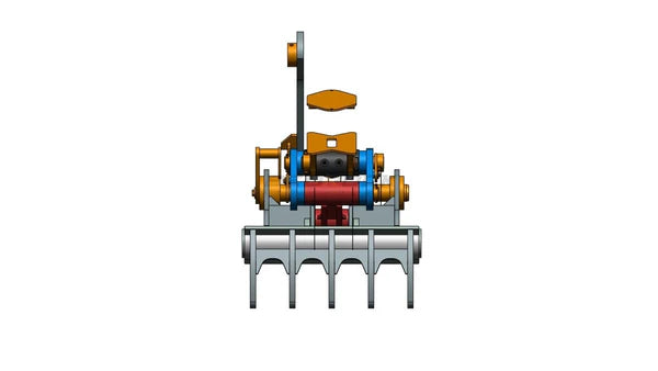 Bedrock Attachments Pin-On Thumb | Model ET90-PO5T48 | Width 46.1" | Pin Size 90mm | 5 Teeth | Machine Size 24-29 Ton | For Excavators