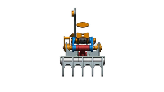Bedrock Attachments Pin-On Thumb | Model ET90-PO5T48 | Width 46.1" | Pin Size 90mm | 5 Teeth | Machine Size 24-29 Ton | For Excavators