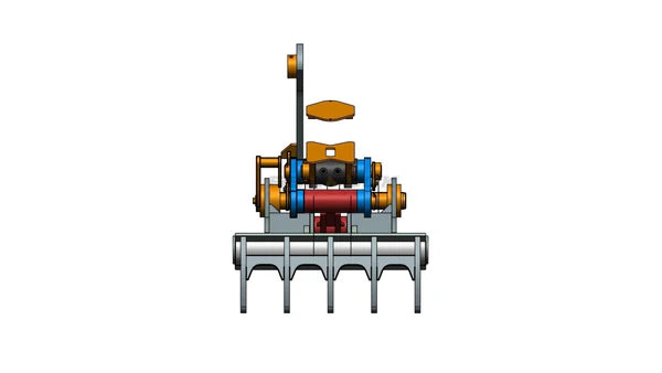 Bedrock Attachments Pin-On Thumb | Model ET90-PO5T54 | Width 46.5" | Pin Size 90mm | 5 Teeth | Machine Size 24-29 Ton | For Excavators