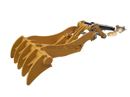 Bedrock Attachments Pin Grabber Thumb | Model ET70-PG5T48 | Width 36.3" | Pin Size 70mm | 5 Teeth | Machine Size 15-18 Ton | For Excavators