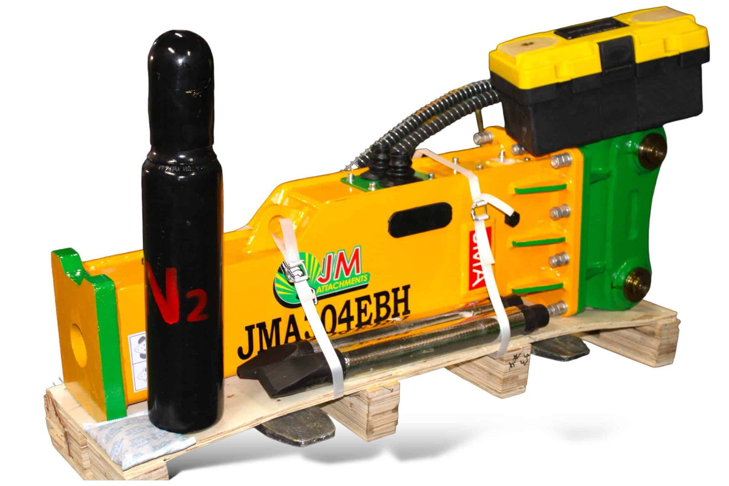 JMA Attachments Hydraulic Hammer | Model JMA-304 EBH | Energy Class 500 Joules | For 4 – 5 Tons Mini Excavators & Backhoe Loaders