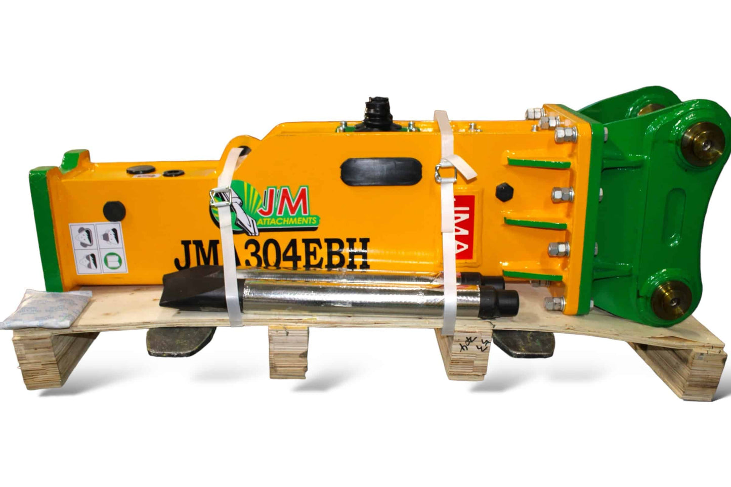 JMA Attachments Hydraulic Hammer | Model JMA-304 EBH | Energy Class 500 Joules | For 4 – 5 Tons Mini Excavators & Backhoe Loaders