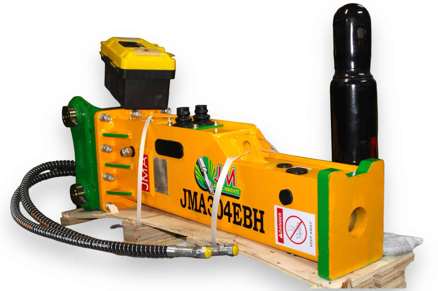 JMA Attachments Hydraulic Hammer | Model JMA-304 EBH | Energy Class 500 Joules | For 4 – 5 Tons Mini Excavators & Backhoe Loaders