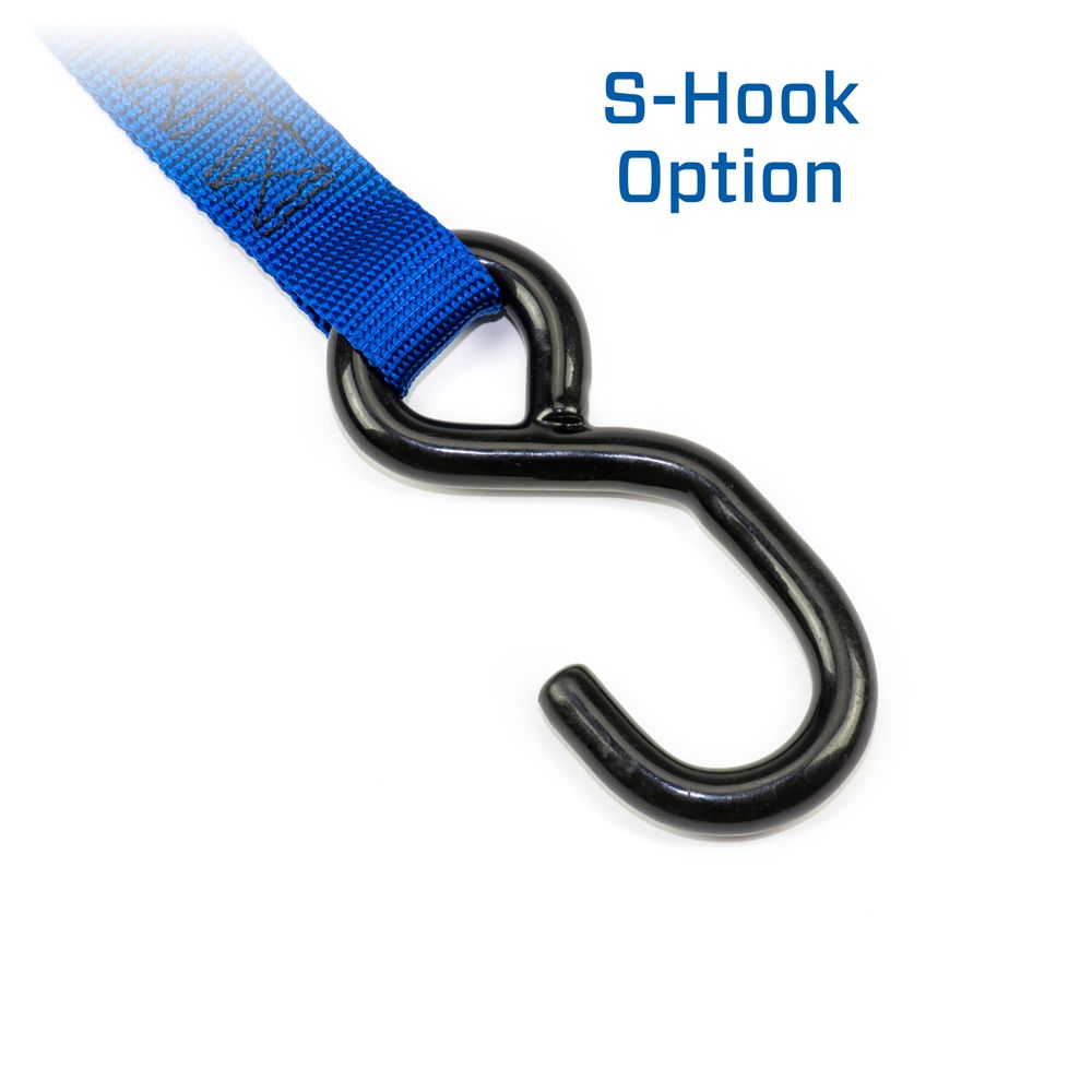 Black Widow Grab & Go 1" Ratchet Strap Pack | Model 51021 Series | Lengths Up To 12' | Capacity 4,000 lb | 4 To 90+ HP | For Motorcycles, ATVs, UTVs & Cargo