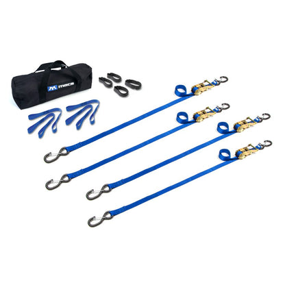 Black Widow ATV & Motorcycle Ratchet Utility Pack | Models 510343 To 510349 | Size 10' L x 1" W | Capacity 4,000 lb. | For ATV, UTV & Motorcycle Transport