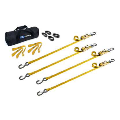 Black Widow ATV & Motorcycle Ratchet Utility Pack | Models 510343 To 510349 | Size 10' L x 1" W | Capacity 4,000 lb. | For ATV, UTV & Motorcycle Transport