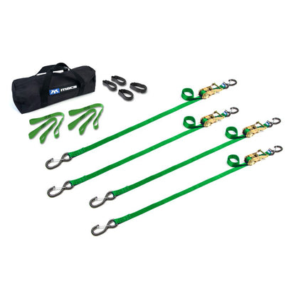 Black Widow ATV & Motorcycle Ratchet Utility Pack | Models 510343 To 510349 | Size 10' L x 1" W | Capacity 4,000 lb. | For ATV, UTV & Motorcycle Transport