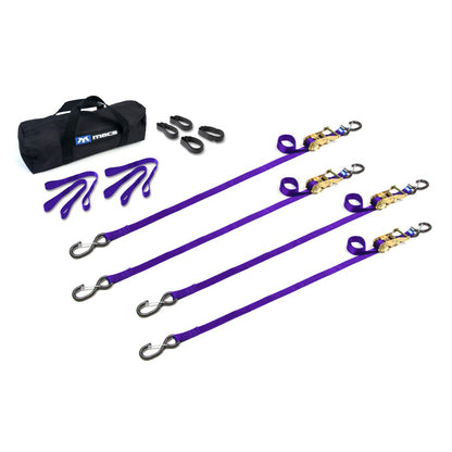 Black Widow ATV & Motorcycle Ratchet Utility Pack | Models 510343 To 510349 | Size 10' L x 1" W | Capacity 4,000 lb. | For ATV, UTV & Motorcycle Transport