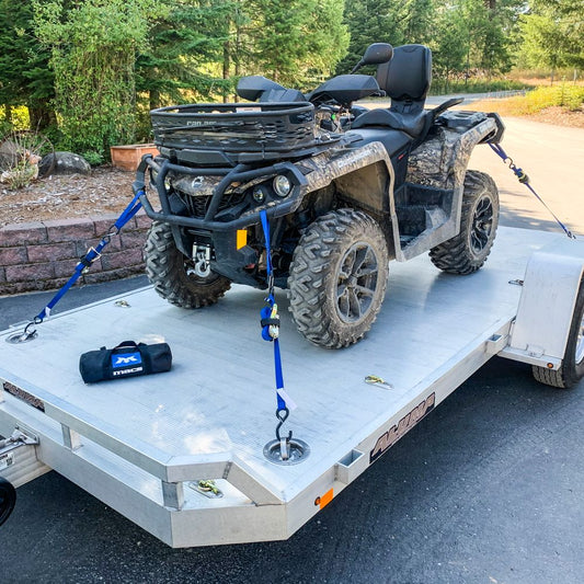 Black Widow ATV & Motorcycle Ratchet Utility Pack | Models 510343 To 510349 | Size 10' L x 1" W | Capacity 4,000 lb. | For ATV, UTV & Motorcycle Transport