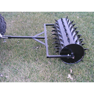 Field Tuff 48" Wide Drum Spike Aerator – 108 Spikes & 32-Gallon Drum Capacity | Horsepower 14+ HP | For ATVs, UTVs & Lawn Tractors