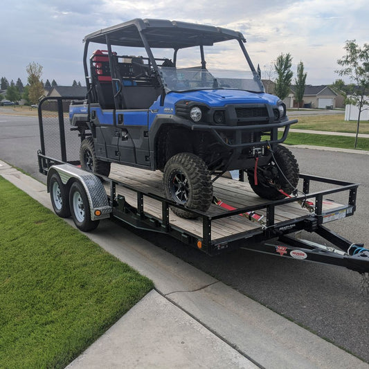 Black Widow UTV Tie-Down Strap Pack | Model 511100 To 519100 | Size 2" x 8' | 4 To 90+ HP | For UTVs & Side-by-Sides