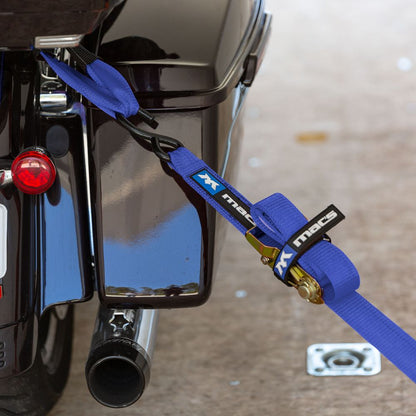 Black Widow ATV & Motorcycle Ratchet Tie-Down Pack | Model 511010, 512010, 517010 & 518010 | Size 6' L x 2" W | Capacity 4,000 lb | Horsepower 4 To 90+ HP | For ATV, UTV & Motorcycle Transport
