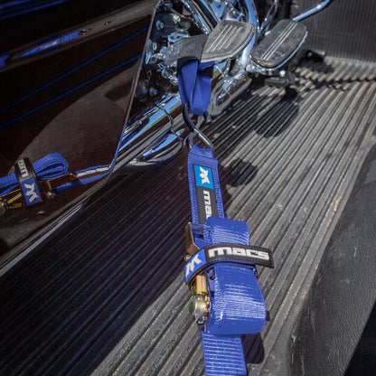 Black Widow ATV & Motorcycle Ratchet Tie-Down Pack | Model 511010, 512010, 517010 & 518010 | Size 6' L x 2" W | Capacity 4,000 lb | Horsepower 4 To 90+ HP | For ATV, UTV & Motorcycle Transport