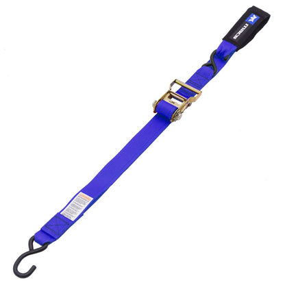 Black Widow Heavy-Duty Motorcycle Ratchet Tie-Down Pack | Model 511011 To 518011 | 2" x 6' Straps | 4,000 lb Capacity | 4 To 90+ HP | For Motorcycles, ATVs & UTVs