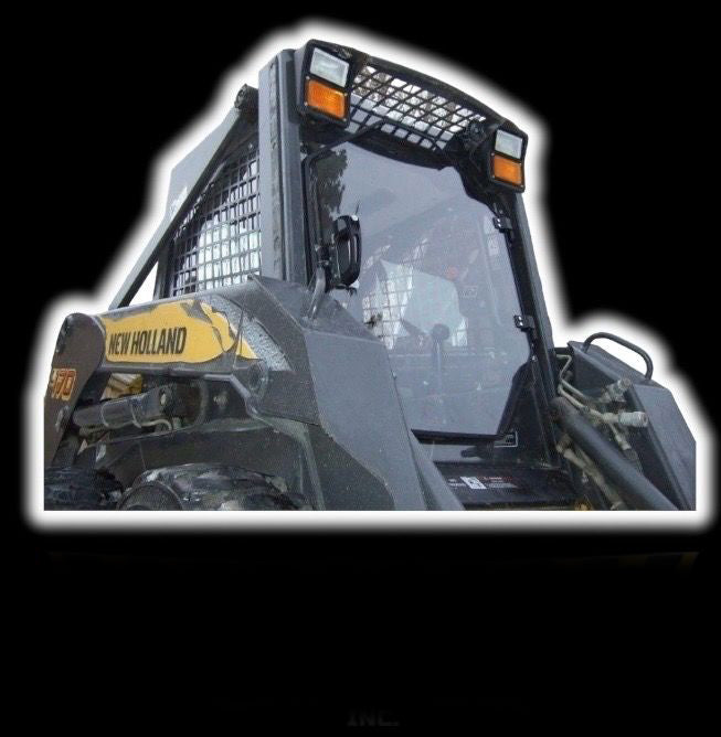 Skid Steer Doors Cab Enclosure Door | BSD‑M (Universal Fit) | ½" Lexan Polycarbonate | 15–25 GPM | For Skid Steer Loaders