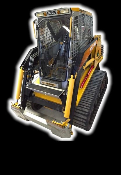 Skid Steer Doors Cab Enclosure Door | BSD‑M (ASV RC/PT Series) | ½" Lexan Polycarbonate | 15–25 GPM | For ASV RC/PT Skid Steers