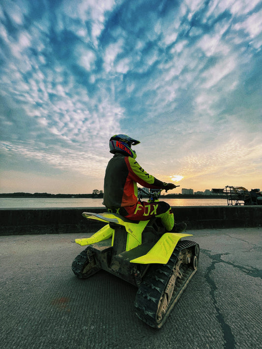 DTV Raptor All-Terrain Electric Tracked Vehicle | 42" x 36" Platform | 20 kW Dual Motor | 30 MPH Top Speed | For Off-Road Adventure & Utility Work