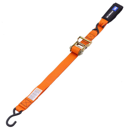 Black Widow Heavy-Duty Motorcycle Ratchet Tie-Down Pack | Model 511011 To 518011 | 2" x 6' Straps | 4,000 lb Capacity | 4 To 90+ HP | For Motorcycles, ATVs & UTVs