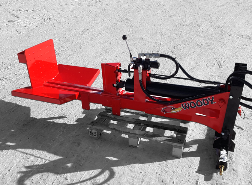 Woody Equipment Log Splitter 3 Point | Split Horizontally & Vertically | 20 Ton | Hydraulic Knife | Powered w/ Tractor Oil