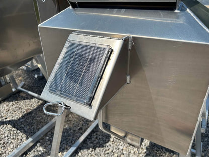 Aluminum Outfitters Broadcast Feeders | Capacities 350, 650 & 1000 lbs | Eliminator Varmint‑Proof