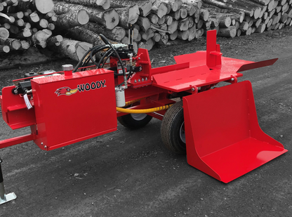 Woody Equipment 4-Way Wedge Standalone Log Splitter | Standard Series | Split Horizontally | 9 HP Honda Power