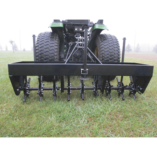 Field Tuff  60" 3pt Plug Aerator | Horsepower 18–30 HP | For Tractors